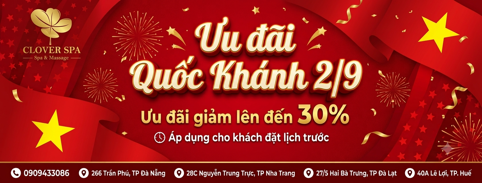 Clover Spa Mừng Quốc Khánh 2/9 — Giảm Đến 30% Khi Đặt Lịch Trước Gemini_Generated_Image_eb5snueb5snueb5s