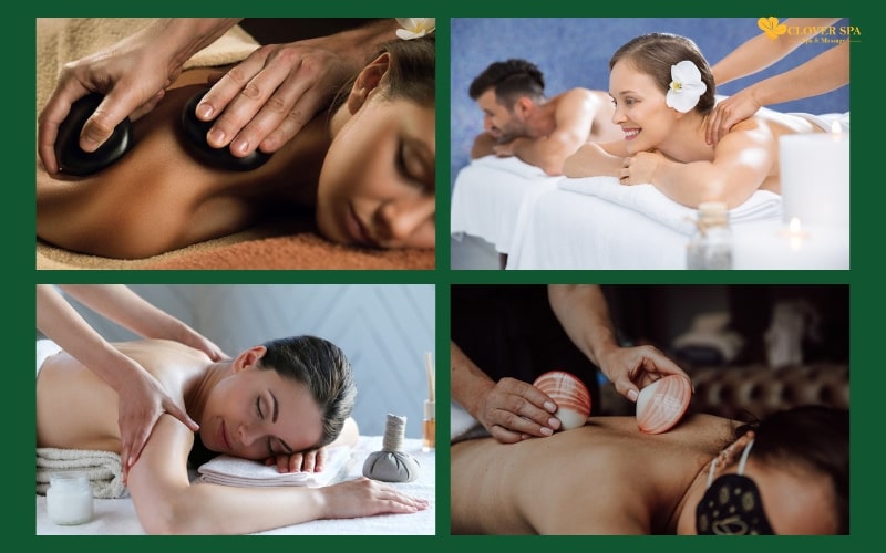 Đa dạng dịch vụ Spa Massage tại Clover Spa