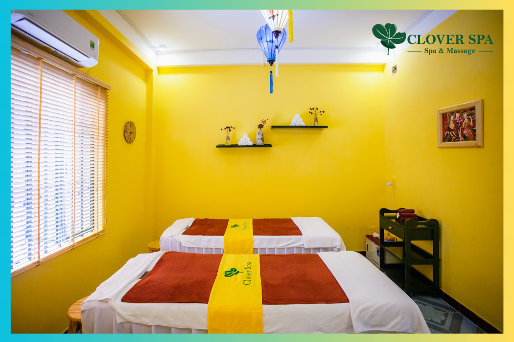 khong gian massage cap doi tai clover spa